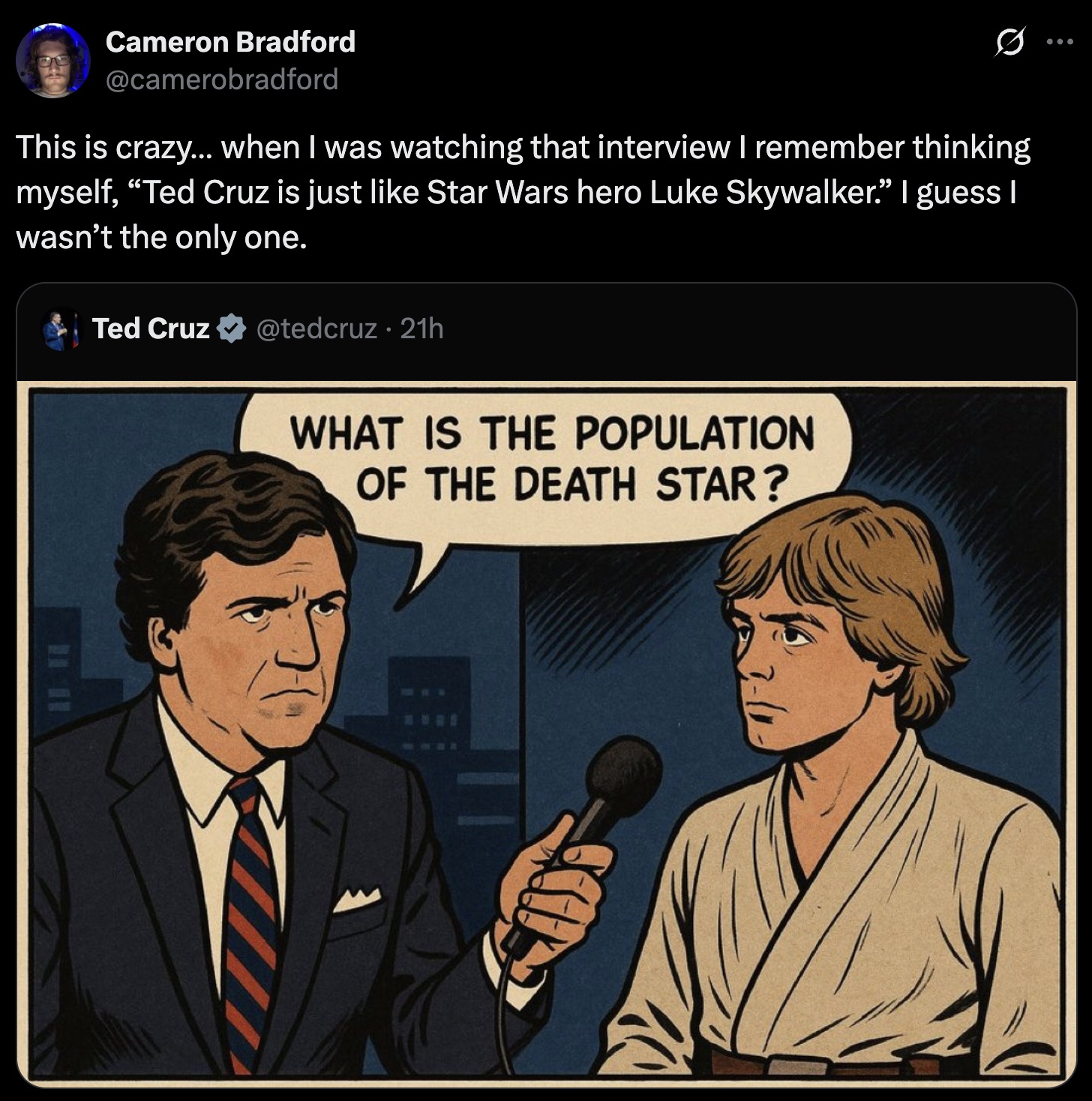 Ted is more like Jabba.